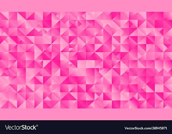 Geometrical triangle desktop background - pink vector image