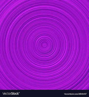 Geometrical violet concentric circle background vector image