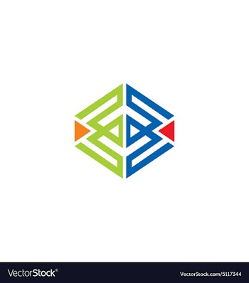  					Geometry construction technology logo vector image														