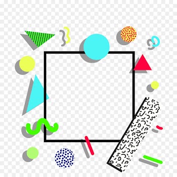 Geometry Euclidean vector - Abstract geometric triangle dots border 