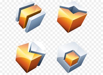 Geometry Geometric shape 3D computer graphics - Vector 3D cube 