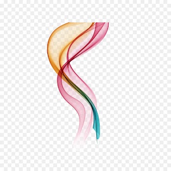 Geometry Geometric shape Curve - Colorful curve 