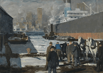 George Bellows - Men of the Docks | Free Photo - rawpixel