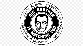 George Orwell Big Brother is watching you. Nineteen Eighty-Four Animal Farm - others 