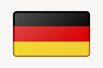 German flag sticker, icon illustration | Free Vector - rawpixel