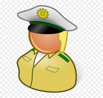 German People Cartoon - Polisi Lantas Perempuann Kartun Png