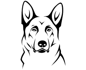 German shepherd Silhouette | PNGio