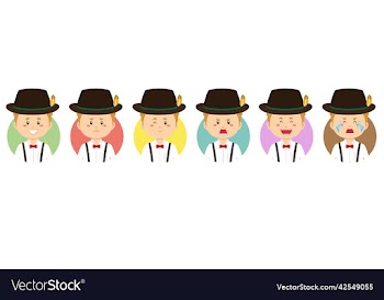 germany avatar with various expression