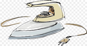 Germany Clothes iron Paper Rubber stamp Electricity - Electric iron vector diagram 