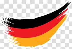 Germany Flag Paint Swish Sticker