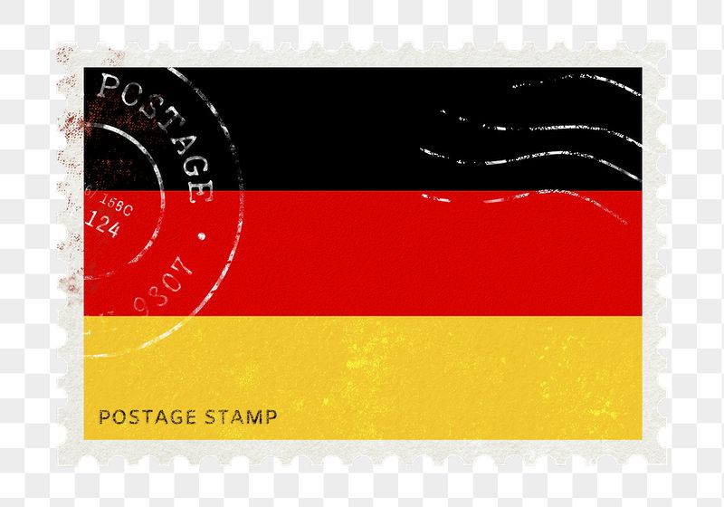 Germany png post stamp sticker, | Free PNG - rawpixel