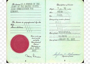 Germany United States Iran German passport - passport 