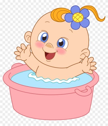 Gestante, Bricolagem, Vacina, Desenho Coisas, Artigos - Bathing Babies Clipart