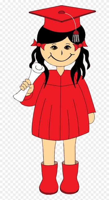 Get Creative With This Free Kids Clip Art - Clipart Of Graduation Children