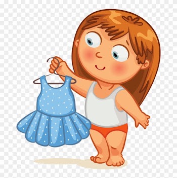 Get Dressed Clipart Clip Art Kid Getting Dressed Clock - Get Dressed Clipart
