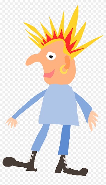 Get Notified Of Exclusive Freebies - Punk Rocker Baby Clipart Transparent
