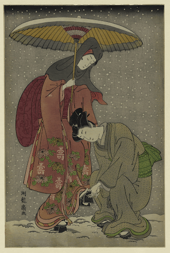 Geta no yukitori. Original from the Library | Free Photo - rawpixel