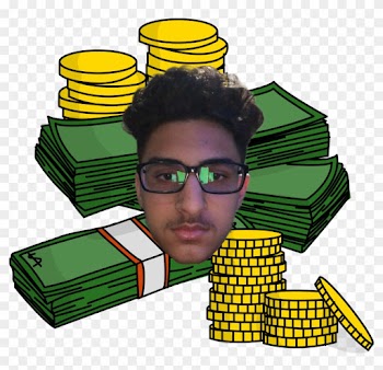 Ghai Is Placed Above Lots Of Money - Money Clipart