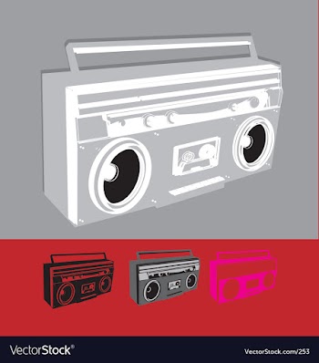 Ghettoblaster vector image