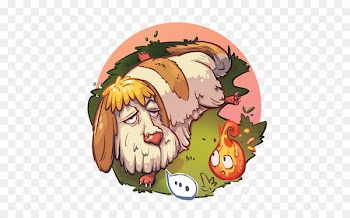 Ghibli Museum Catbus Calcifer Wizard Howl Hin - calcifer poster 