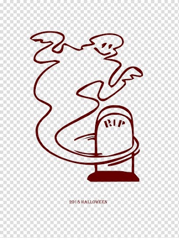 Ghost and tombstone , halloween 2018 scary halloween., others transparent background PNG clipart