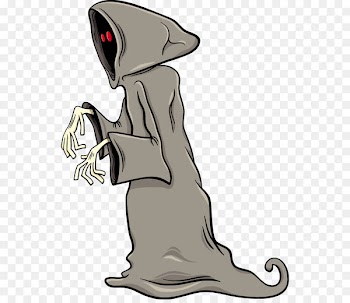 Ghost Cartoon Illustration - Horror ghost ghost 