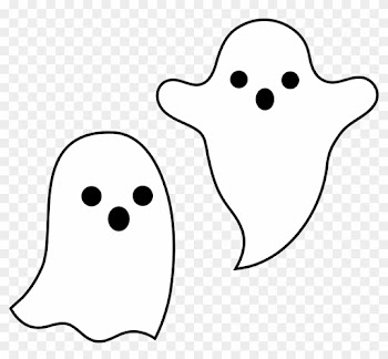 Ghost Clipart Clear Background - Ghost Clipart Black And White