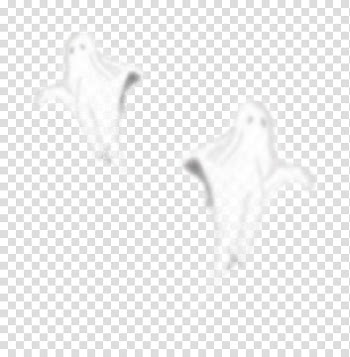 Ghost Drawing Earring, Ghost transparent background PNG clipart