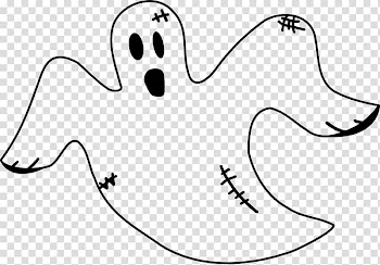 Ghost Halloween , Black Ghost transparent background PNG clipart