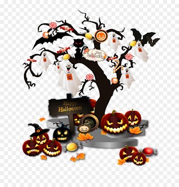 Ghost Halloween Yūrei Encapsulated PostScript - Halloween Ghost Ghost Tree 