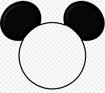 Ghostface Casper Halloween Clip art - Template For Mickey Mouse Ears 