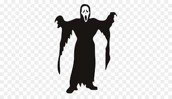 Ghostface Robe Costume Scream - haunted vector 