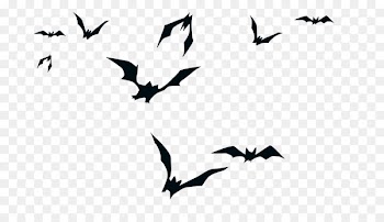 Ghostimps Bat Silhouette - Bat black creative 