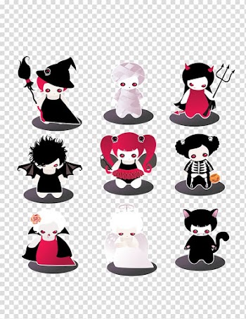 Ghostimps Halloween Animation, Halloween figures transparent background PNG clipart