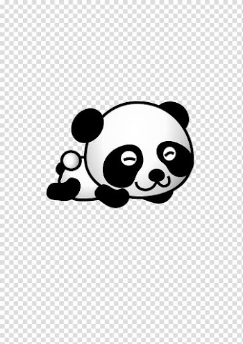 Giant panda Bear Cuteness Drawing , panda watercolor transparent background PNG clipart