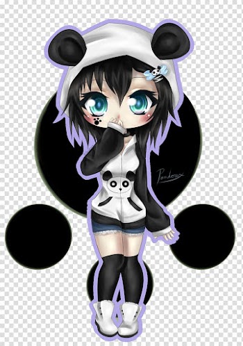 Giant panda Chibi Anime YouTube Animation, panda transparent background PNG clipart