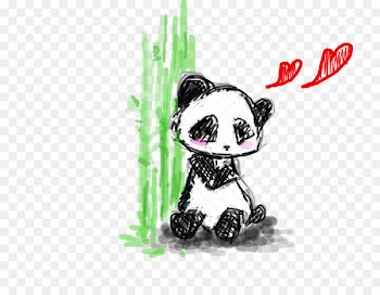 Giant panda Dog Canidae Mammal Illustration - aww background 