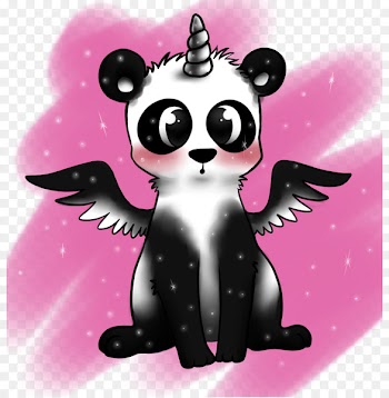 Giant panda Drawing YouTube Unicorn - unicorns 