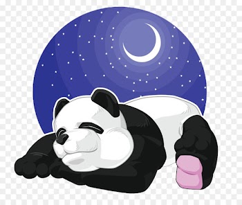 Giant panda Royalty-free Vector graphics Illustration Image - asleep design element 