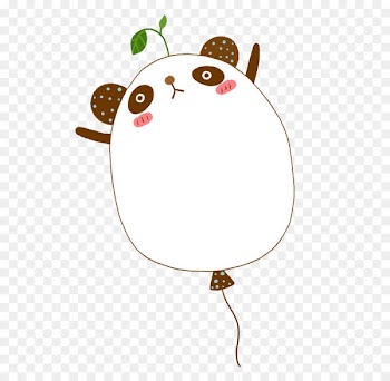 Giant panda Speech balloon Dialog box - Cartoon panda tag 