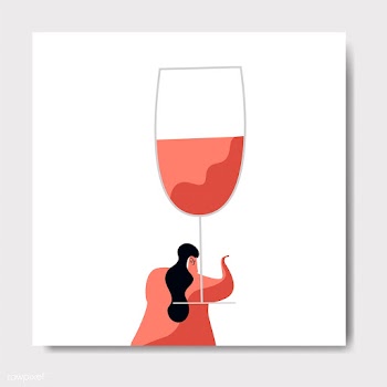 Giant wine glass | Free stock vector - 563323