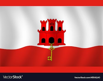 gibraltar flag background