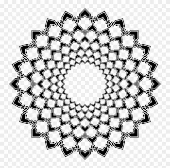 Gif Art Mathematics Giphy Wolfram Mathematica - Black Design In Circle Border Line Art