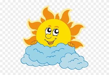 Gifs De Sol - Cartoon Sun And Clouds