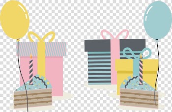 Gift Animation Drawing, Color cartoon decoration gift balloon transparent background PNG clipart