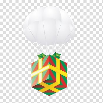 Gift Balloon Icon, parachute transparent background PNG clipart