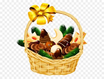 Gift basket Christmas Hamper Clip art - Holiday Christmas Basket PNG Picture 
