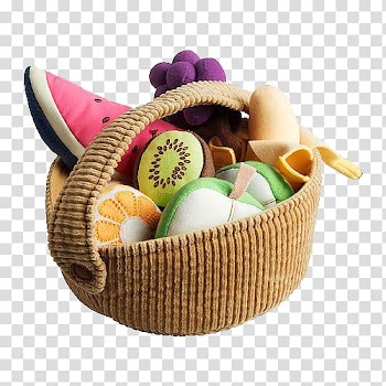 Gift basket IKEA Stuffed toy, Fruit baskets toys nine sets transparent background PNG clipart