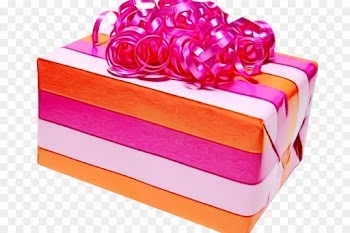 Gift, Birthday, Balloon, Pink, Violet PNG