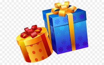 Gift Birthday Clip art - Blue Yellow Present Boxes PNG Clipart 